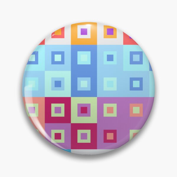 Item preview, Colorful Pixel Art Squares designed and sold by yashrid.