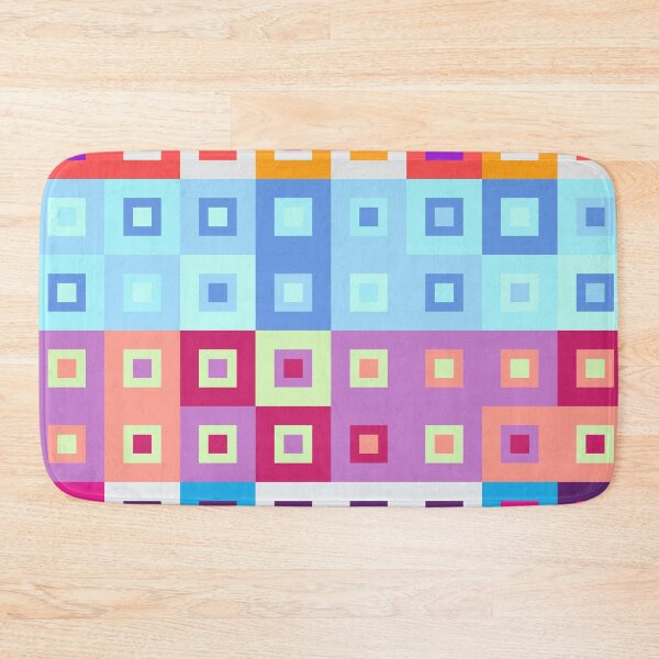 Item preview, Colorful Pixel Art Squares designed and sold by yashrid.