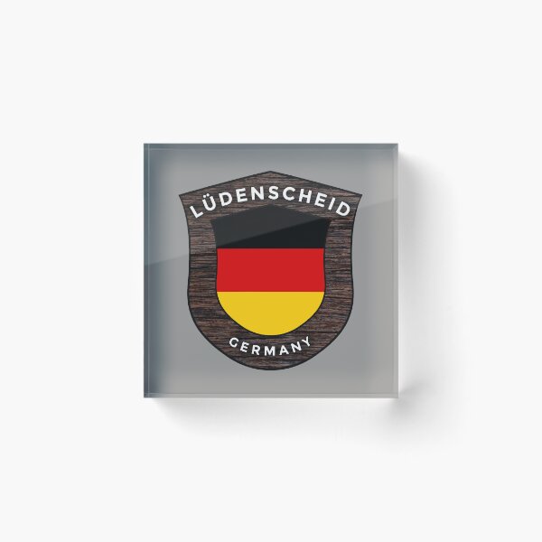 Item preview, Lüdenscheid Germany Emblem Flag designed and sold by World Designs.