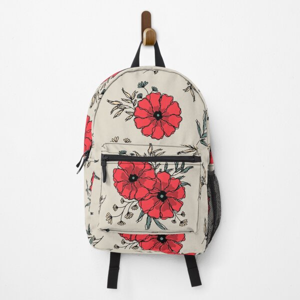 Item preview, Bouquet of poppies seamless botanical pattern designed and sold by PavlinaBFDesign.