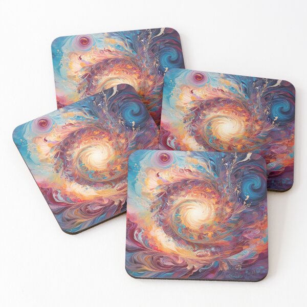 Item preview, Spiritual Awakening Blue Orange Abstract  designed and sold by Tamas Das.