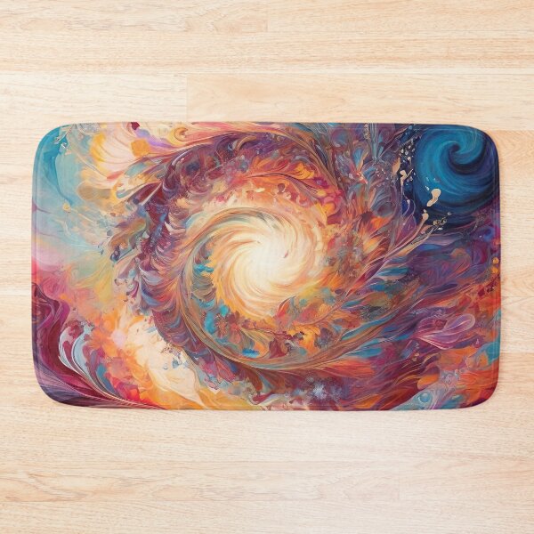 Item preview, Spiritual Awakening Blue Orange Abstract  designed and sold by Tamas Das.