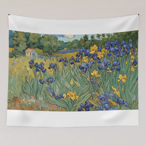Item preview, Panorama Irises designed and sold by ThaiArtShop.