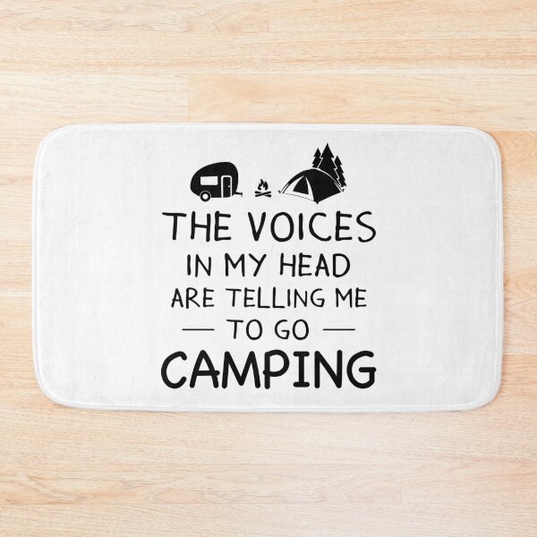Item preview, The voices in my head are telling me to go Camping designed and sold by Kriengsaktalek.