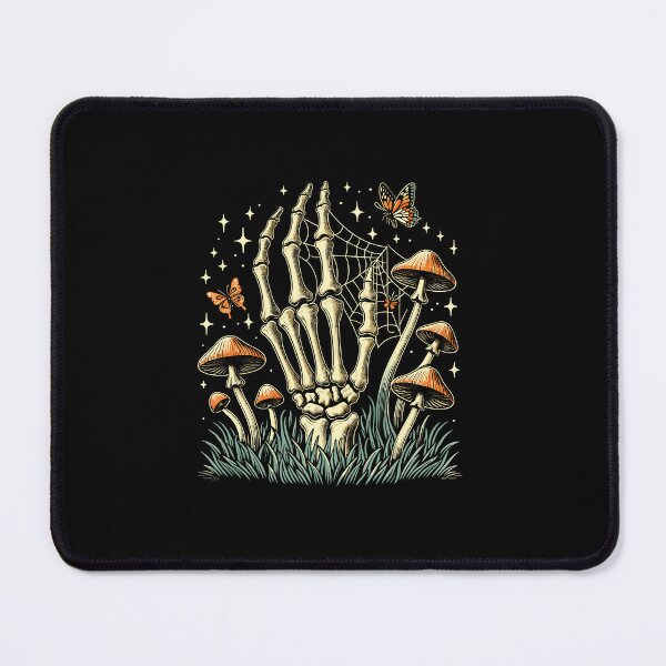 Item preview, Mushroom Skeleton Aesthetic Vintage Dark Cottagecore Gothic designed and sold by Dressed For  Duty.
