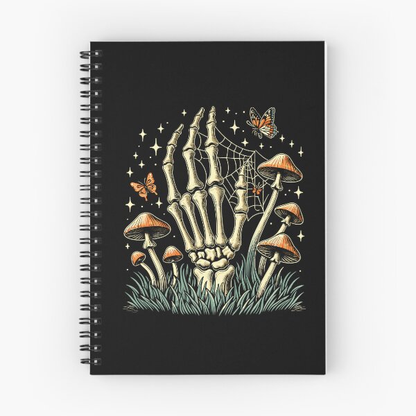 Item preview, Mushroom Skeleton Aesthetic Vintage Dark Cottagecore Gothic designed and sold by Dressed For  Duty.