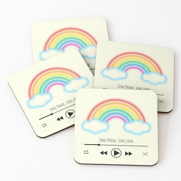 Item preview, Sing Proud, Sing Loud. #RainbowFlag #EqualityGift #GenderIdentity #PrideMonth designed and sold by Anna Halasek.