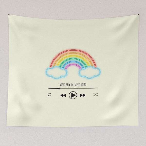 Item preview, Sing Proud, Sing Loud. #RainbowFlag #EqualityGift #GenderIdentity #PrideMonth designed and sold by Anna Halasek.