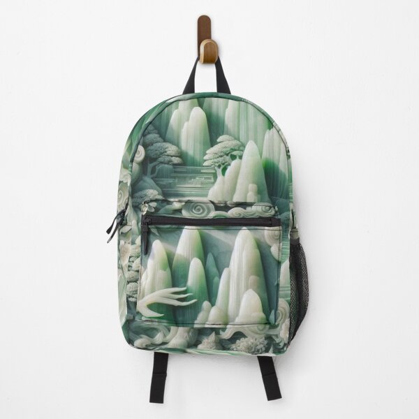 Item preview, Asian Jade Carving Landscape designed and sold by DeeCeeFashion.