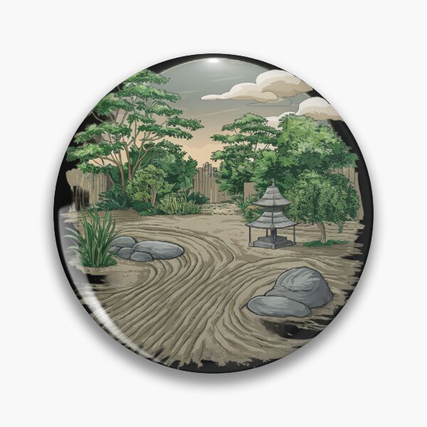 Item preview, Serene Zen Garden designed and sold by MyNiceDesigns.