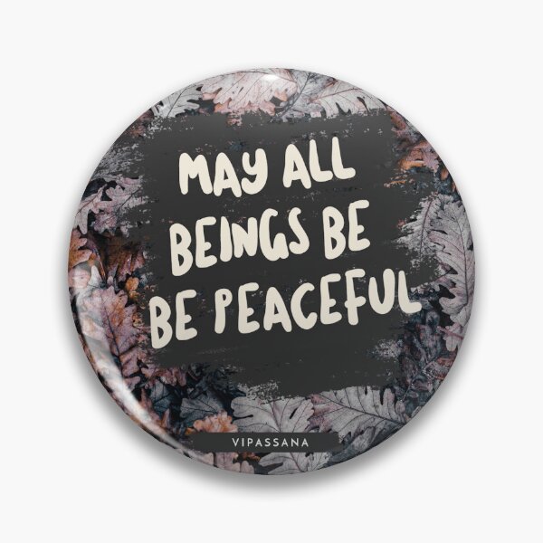 Item preview, Vipassana Meditation May All Beings Be Peaceful designed and sold by GraTEEtude.