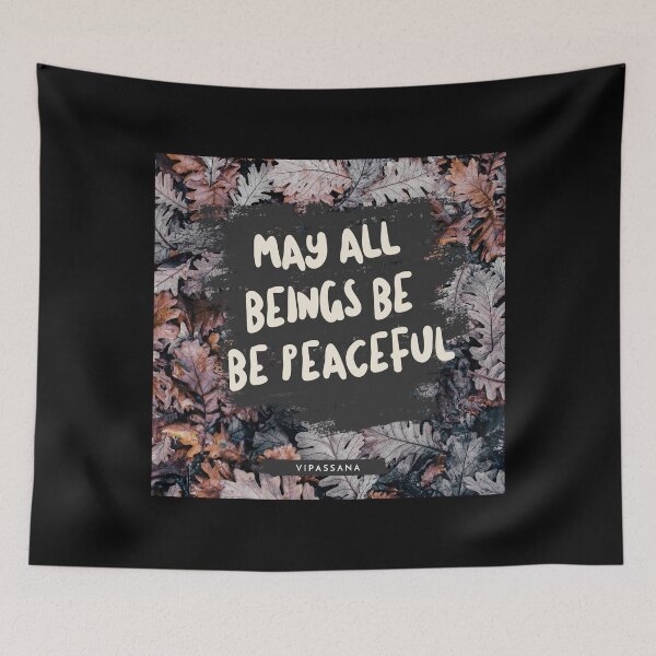 Item preview, Vipassana Meditation May All Beings Be Peaceful designed and sold by GraTEEtude.