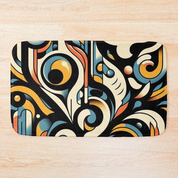 Item preview, round - postmodern - stars - linear - geometric designed and sold by Constructive27.