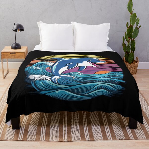 Item preview, Playful Dolphin at Sunset designed and sold by MyNiceDesigns.