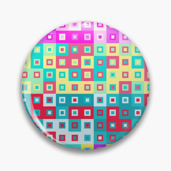 Item preview, Colorful Pixel Art Squares designed and sold by yashrid.