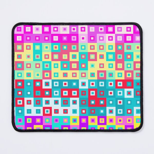 Item preview, Colorful Pixel Art Squares designed and sold by yashrid.