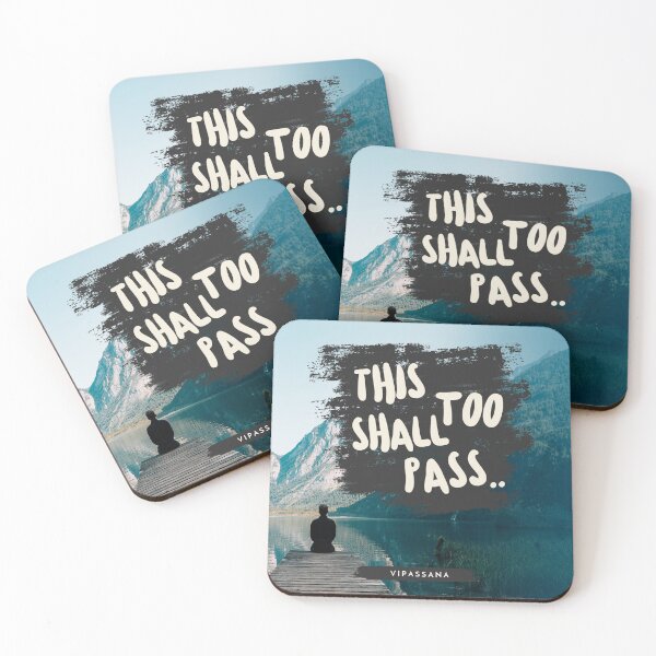 Item preview, Vipassana Meditation This Too Shall Pass Anicca Impermenance designed and sold by GraTEEtude.