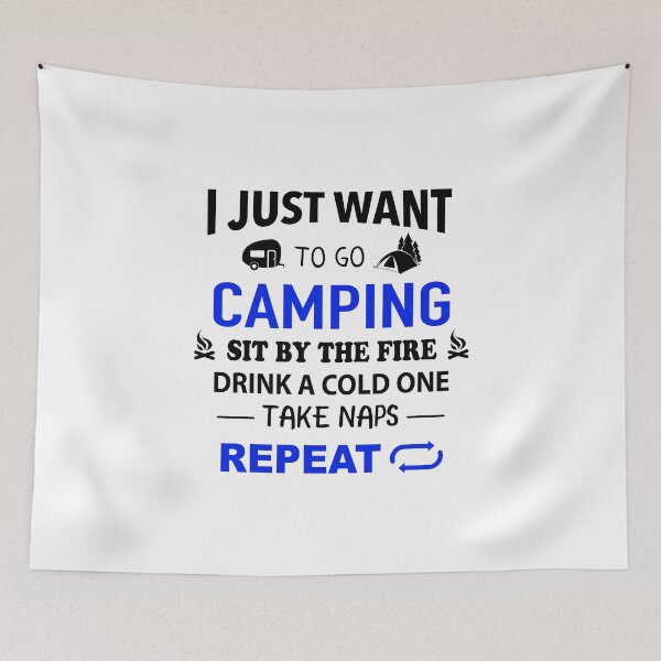 Item preview, I just want to go Camping sit by the fire  designed and sold by Kriengsaktalek.