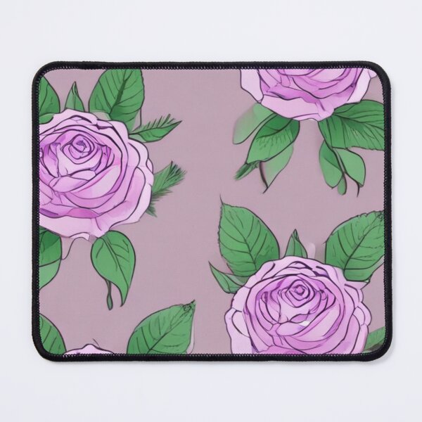 Item preview, Bright acryl lilac pink rose paint rustic sketch autumn yard scene view hand drawn. Sun light style spring rural bud petal farm lawn grass scenic white even text space herbal greet card designed and sold by bvdesignart.