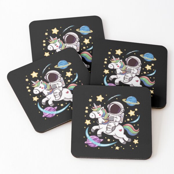 Item preview, Astronaut Riding a Unicorn through Space designed and sold by MyNiceDesigns.