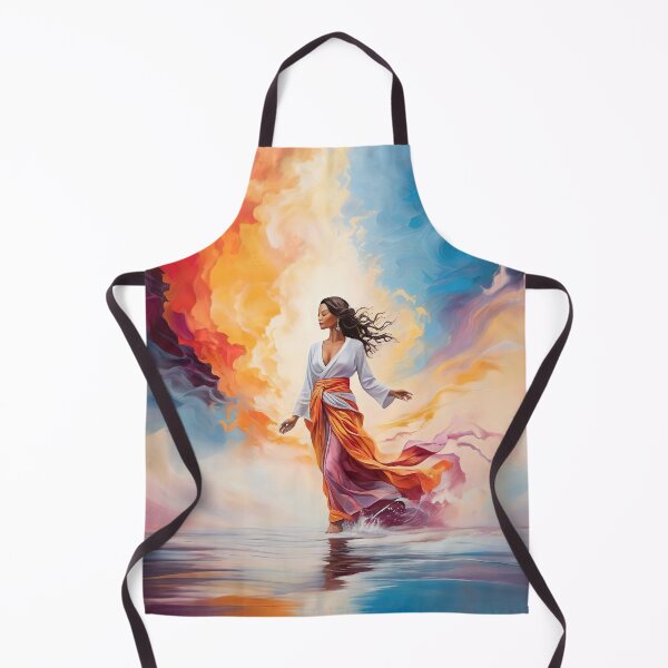 Item preview, Blue Orange Spiritual Awakening Artwork designed and sold by Tamas Das.