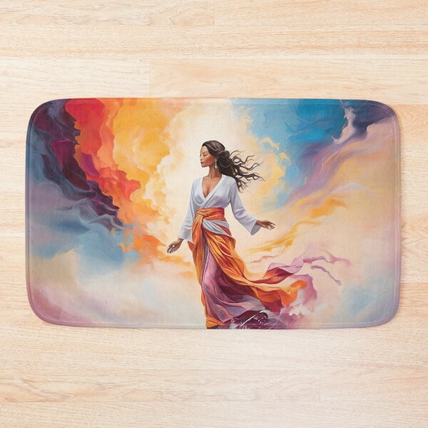 Item preview, Blue Orange Spiritual Awakening Artwork designed and sold by Tamas Das.
