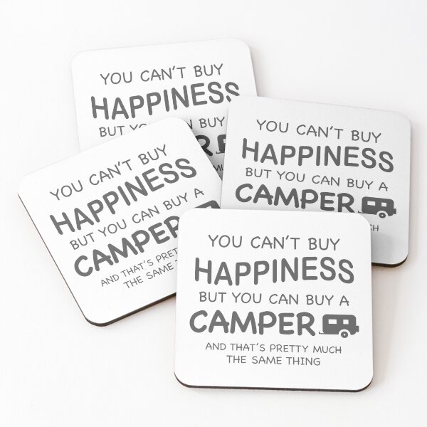 Item preview, You can't buy happiness Camping Camper designed and sold by Kriengsaktalek.