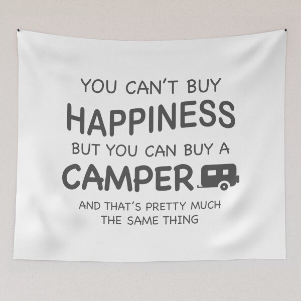 Item preview, You can't buy happiness Camping Camper designed and sold by Kriengsaktalek.