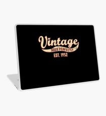 1952 Birthday Gift Vintage Est 66th Birthday 66 Yrs Old B-day Present Laptop Skin