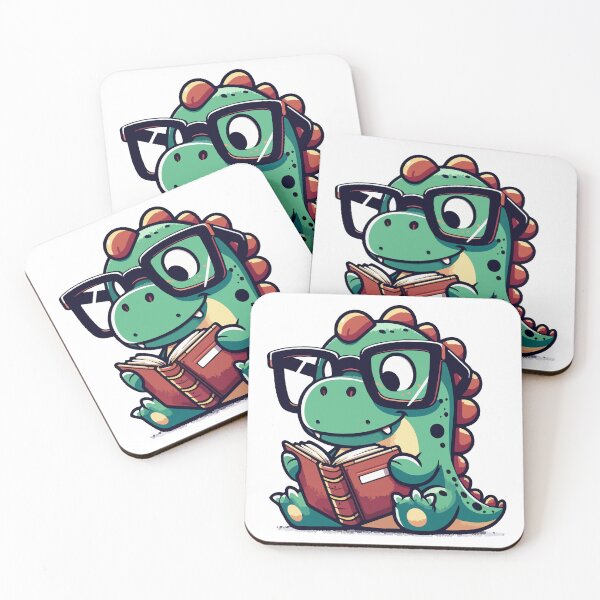 Item preview, Clever Dinosaur is Reading a Book designed and sold by Coffee Lifestyle.