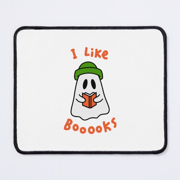 Item preview, I like books - funny ghost designed and sold by ekimicco.