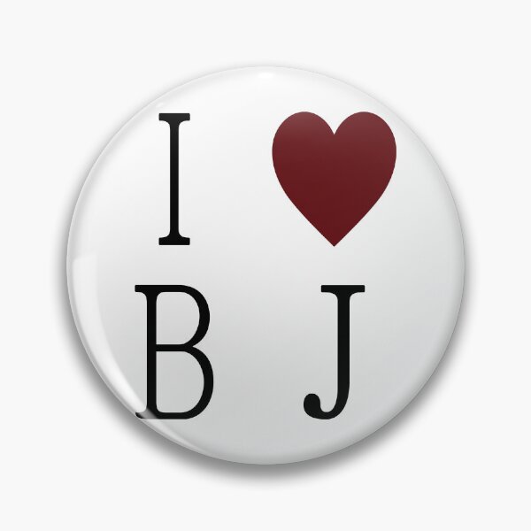 Item preview, I LOVE BJ. BLACK DESIGN designed and sold by Rejiboustarts.