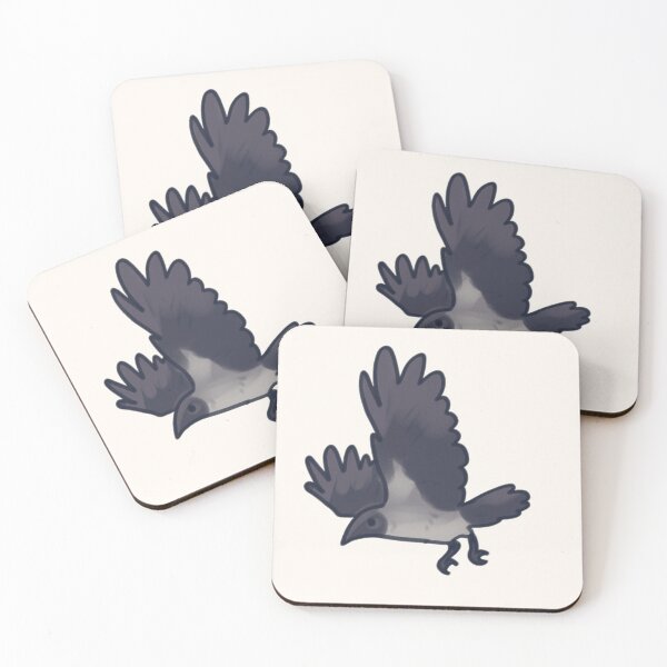 Item preview, hooded crow flying  designed and sold by Artofmayara.