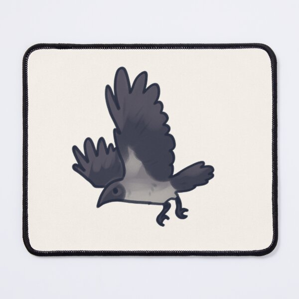 Item preview, hooded crow flying designed and sold by Artofmayara.