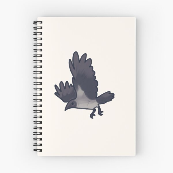 Item preview, hooded crow flying  designed and sold by Artofmayara.