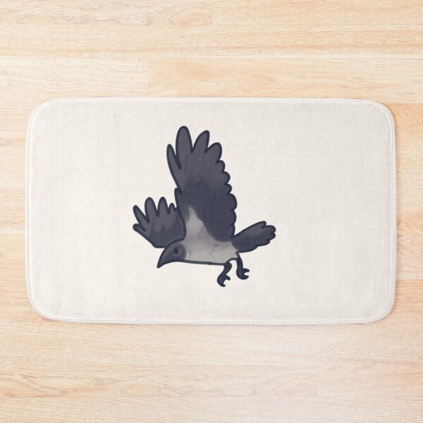 Item preview, hooded crow flying  designed and sold by Artofmayara.