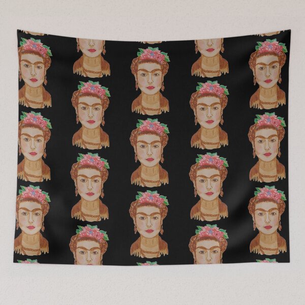 Item preview, Frida pintada en acuarela y café  designed and sold by Trazoscreativos.