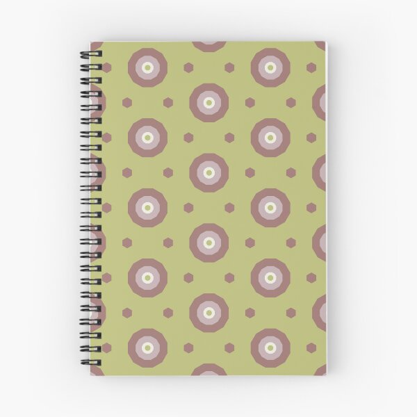 Item preview, Geometric Warm Neutrals Colorful Bullseyes And Hexagons designed and sold by Triplicate Limited.