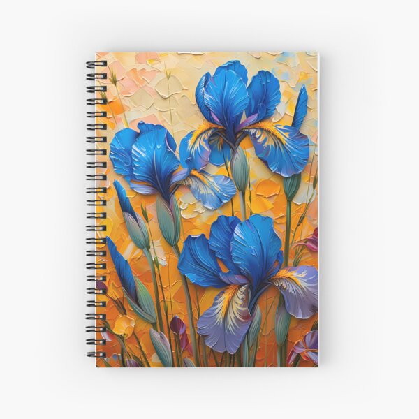 Item preview, Blue flower paint designed and sold by Taniahshop.