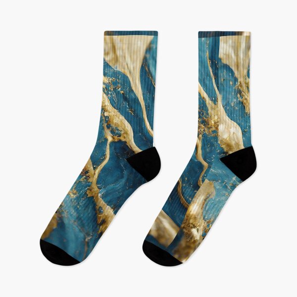 Item preview, Blue Marble and gold abstract background . Marbling wallpaper design with natural luxury style swirls of marble and gold powder designed and sold by bvdesignart.
