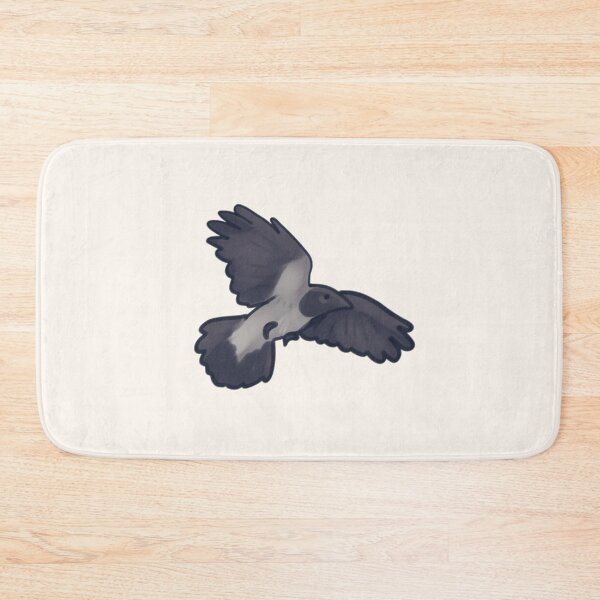 Item preview, Cute hooded crow flying  designed and sold by Artofmayara.