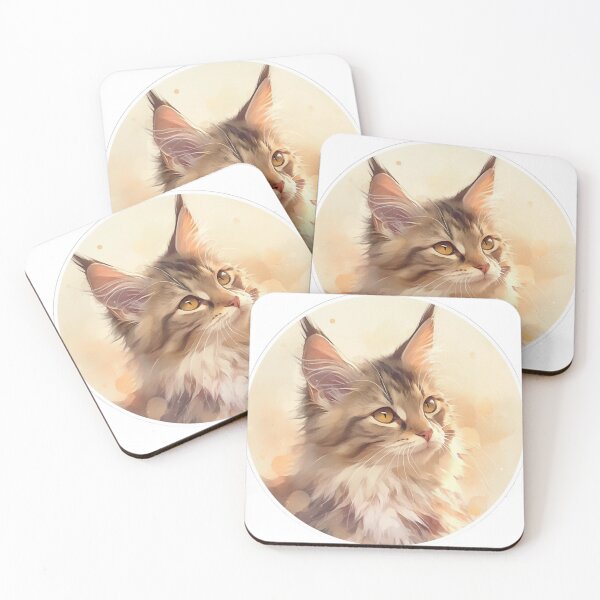 Item preview, Main coon cat  // Main coon cat cute design designed and sold by SMARTKIT  DESIGNAGENCY.