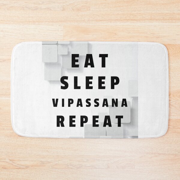 Item preview, Eat Sleep Vipassana Meditation Repeat designed and sold by GraTEEtude.