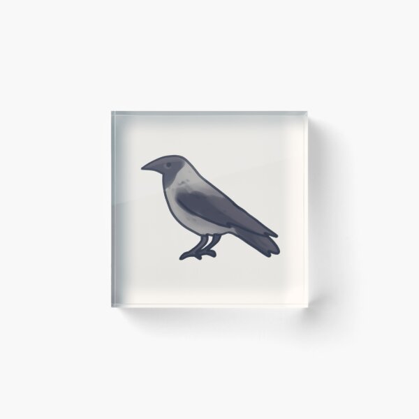 Item preview, hooded crow illustration  designed and sold by Artofmayara.