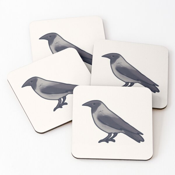 Item preview, hooded crow illustration  designed and sold by Artofmayara.