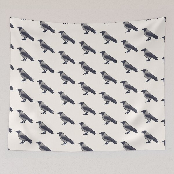 Item preview, hooded crow illustration  designed and sold by Artofmayara.