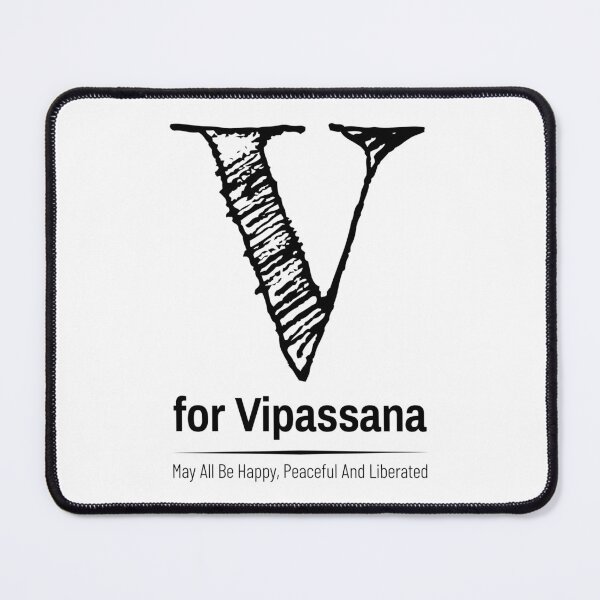Item preview,  V for Vipassana Meditation To See Things As They Really Are designed and sold by GraTEEtude.