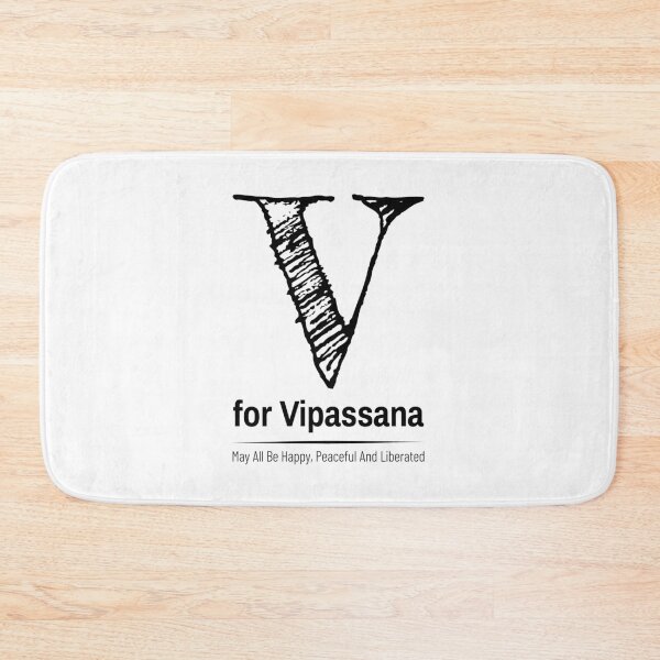 Item preview,  V for Vipassana Meditation To See Things As They Really Are designed and sold by GraTEEtude.