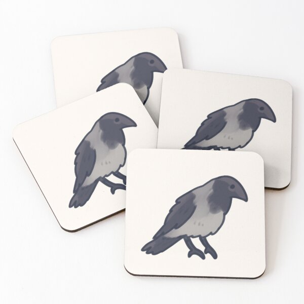 Item preview, Silly hooded crow drawing  designed and sold by Artofmayara.