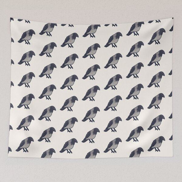 Item preview, Silly hooded crow drawing  designed and sold by Artofmayara.